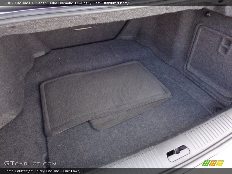 Blue Diamond Tri-Coat / Light Titanium/Ebony 2009 Cadillac CTS Sedan