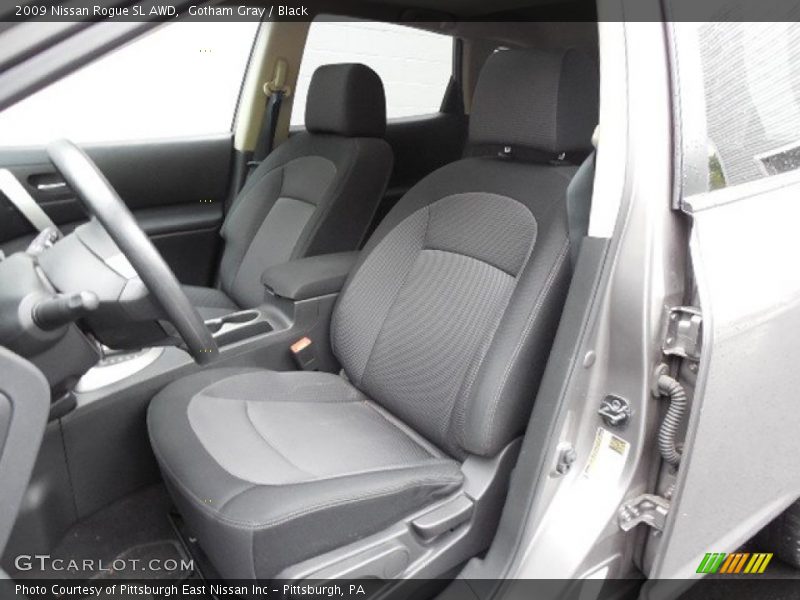 Gotham Gray / Black 2009 Nissan Rogue SL AWD