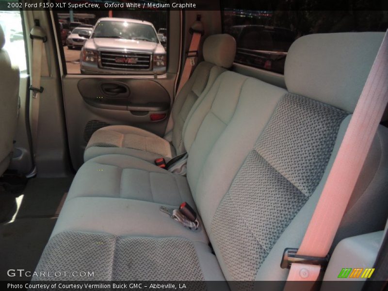 Oxford White / Medium Graphite 2002 Ford F150 XLT SuperCrew