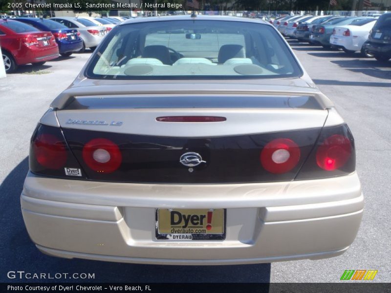 Sandstone Metallic / Neutral Beige 2005 Chevrolet Impala LS
