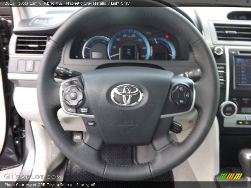 Magnetic Gray Metallic / Light Gray 2013 Toyota Camry Hybrid XLE