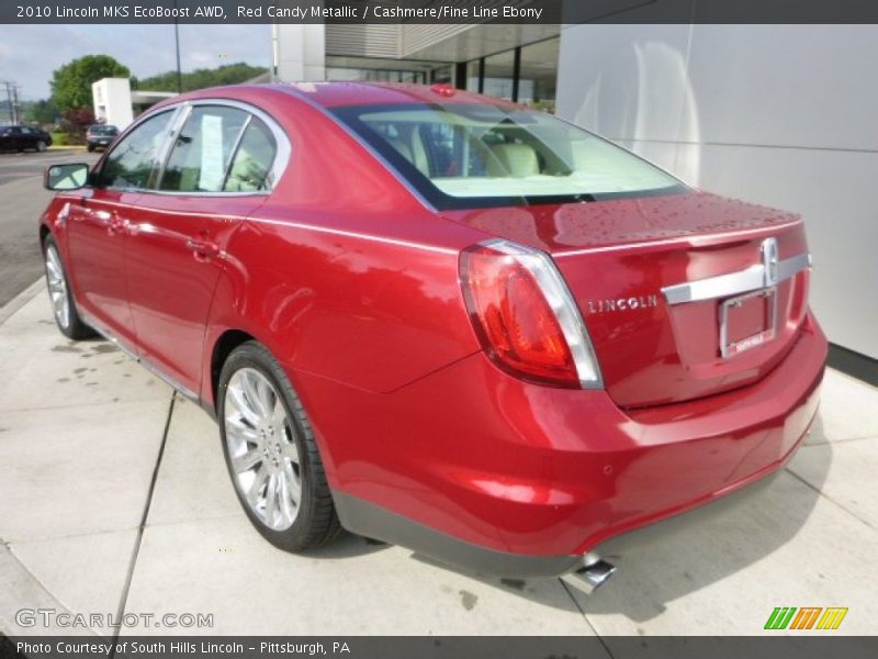 Red Candy Metallic / Cashmere/Fine Line Ebony 2010 Lincoln MKS EcoBoost AWD