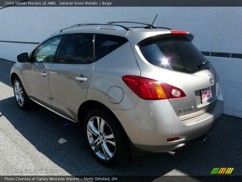 Saharan Stone Metallic / Beige 2009 Nissan Murano LE AWD
