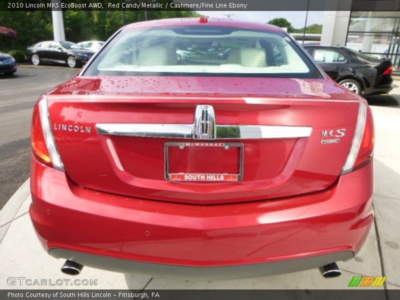 Red Candy Metallic / Cashmere/Fine Line Ebony 2010 Lincoln MKS EcoBoost AWD