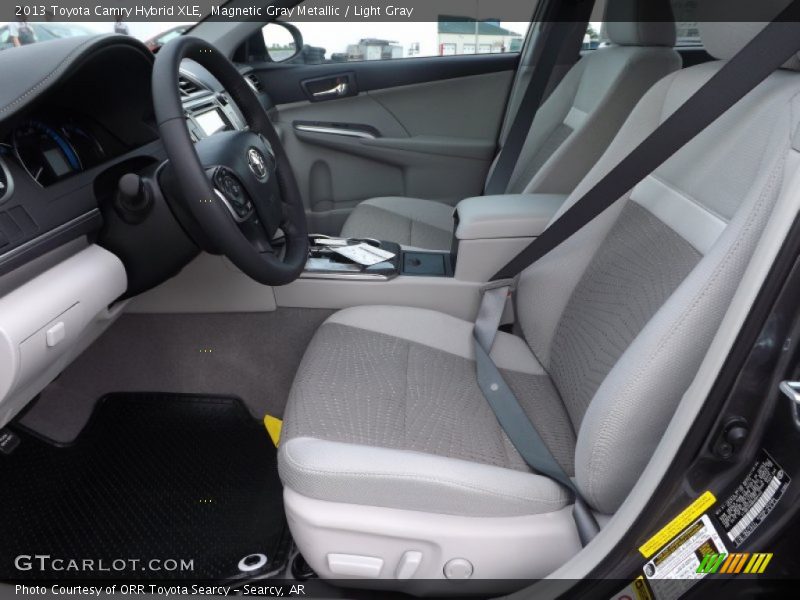 Magnetic Gray Metallic / Light Gray 2013 Toyota Camry Hybrid XLE