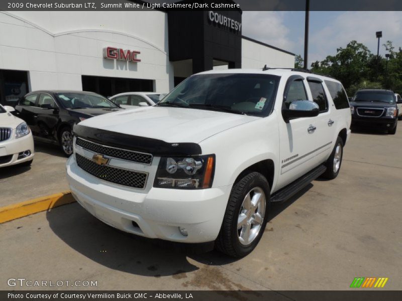 Summit White / Light Cashmere/Dark Cashmere 2009 Chevrolet Suburban LTZ