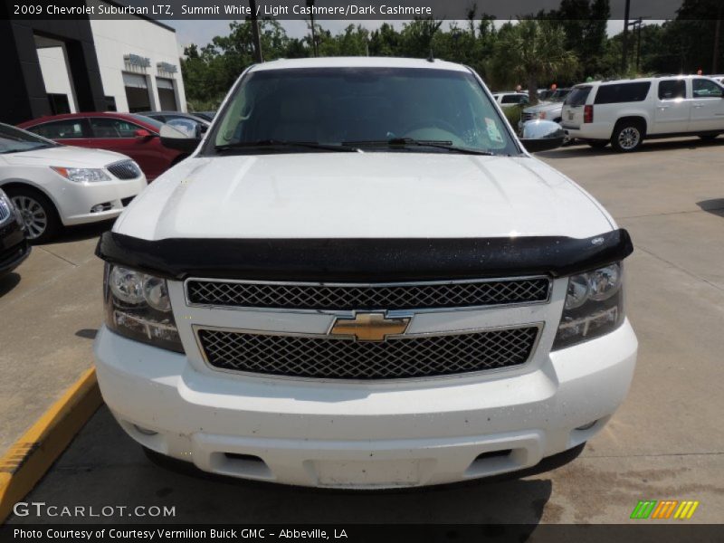 Summit White / Light Cashmere/Dark Cashmere 2009 Chevrolet Suburban LTZ