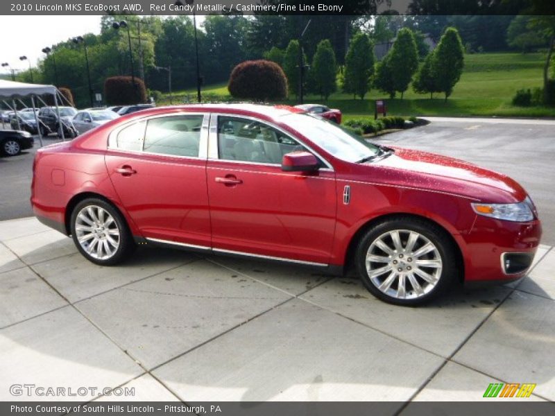 Red Candy Metallic / Cashmere/Fine Line Ebony 2010 Lincoln MKS EcoBoost AWD