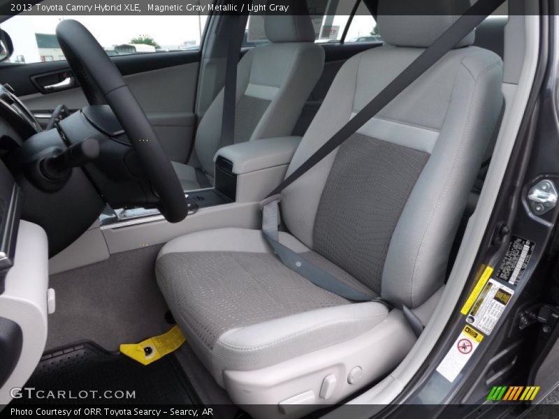 Magnetic Gray Metallic / Light Gray 2013 Toyota Camry Hybrid XLE
