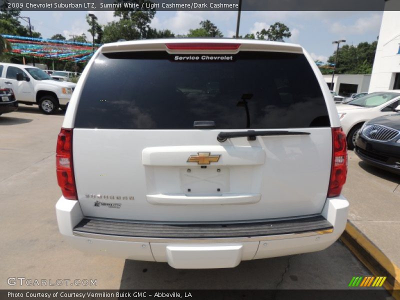 Summit White / Light Cashmere/Dark Cashmere 2009 Chevrolet Suburban LTZ