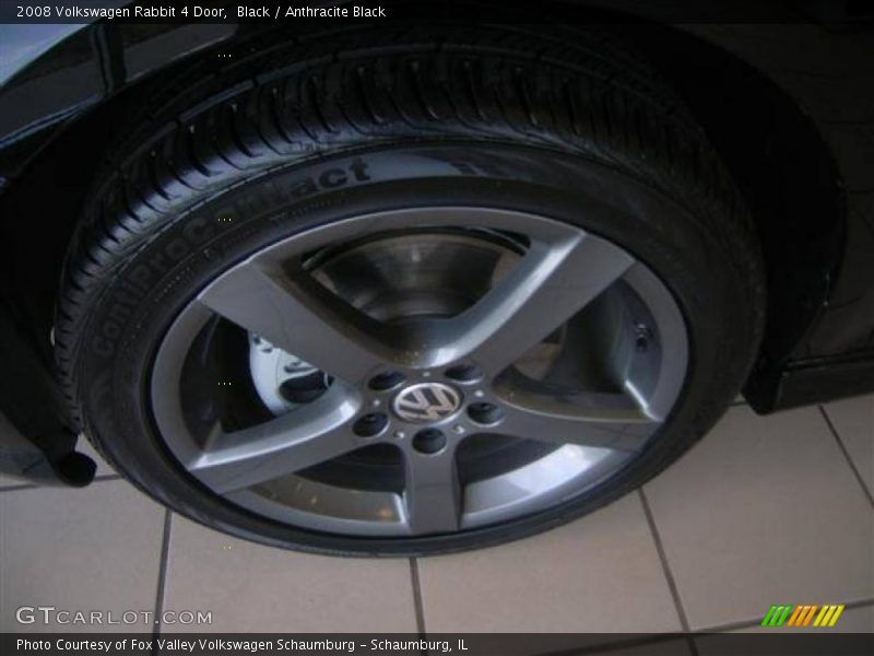 Black / Anthracite Black 2008 Volkswagen Rabbit 4 Door