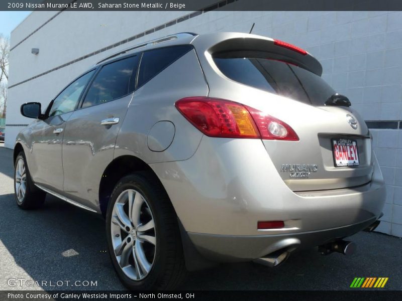 Saharan Stone Metallic / Beige 2009 Nissan Murano LE AWD