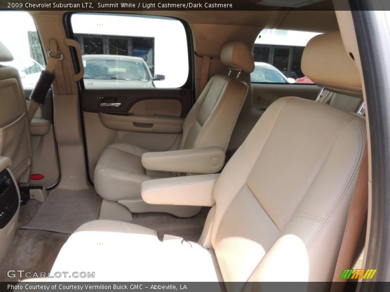 Summit White / Light Cashmere/Dark Cashmere 2009 Chevrolet Suburban LTZ