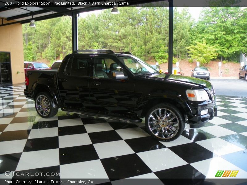 Black / Dark Charcoal/Camel 2007 Ford Explorer Sport Trac Limited