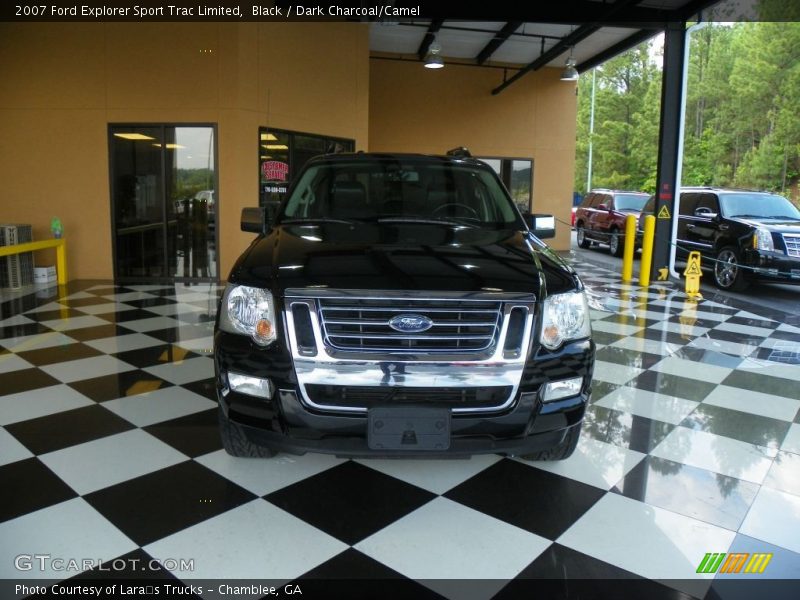 Black / Dark Charcoal/Camel 2007 Ford Explorer Sport Trac Limited