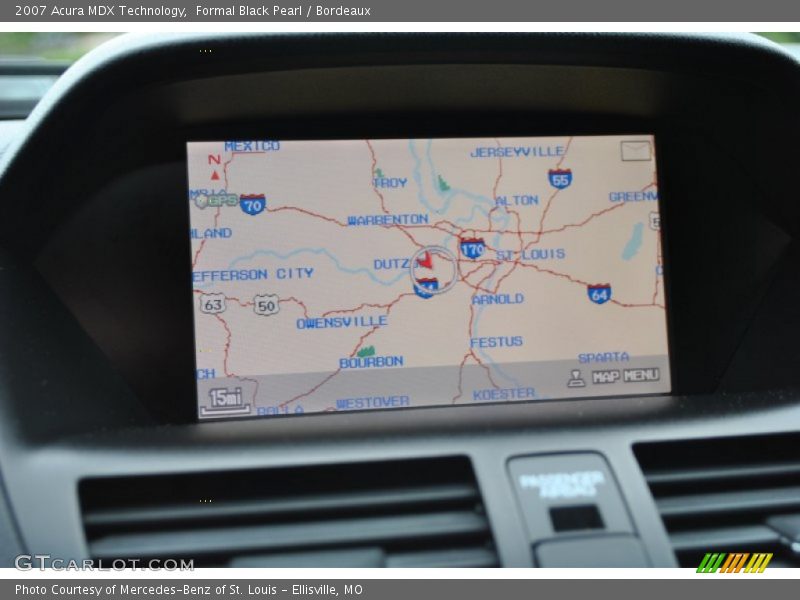 Navigation of 2007 MDX Technology