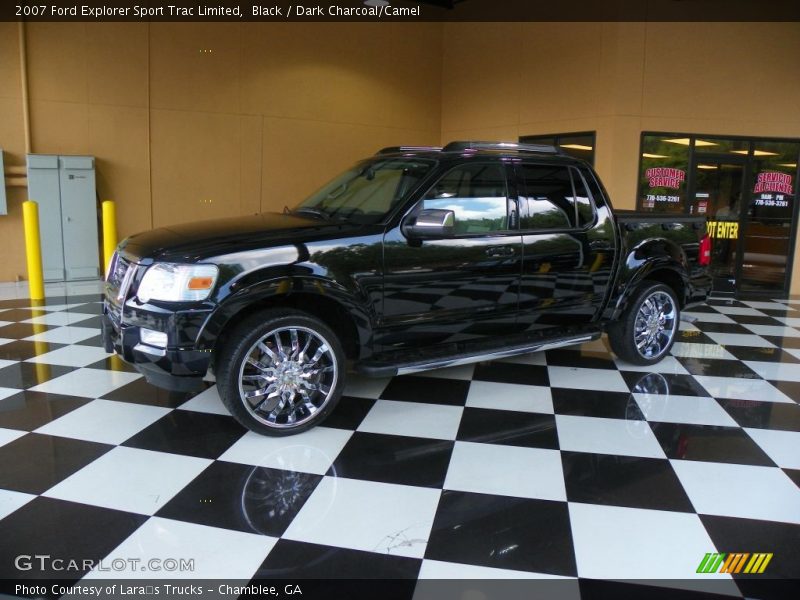 Black / Dark Charcoal/Camel 2007 Ford Explorer Sport Trac Limited