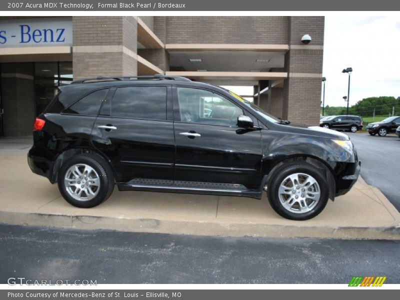 Formal Black Pearl / Bordeaux 2007 Acura MDX Technology