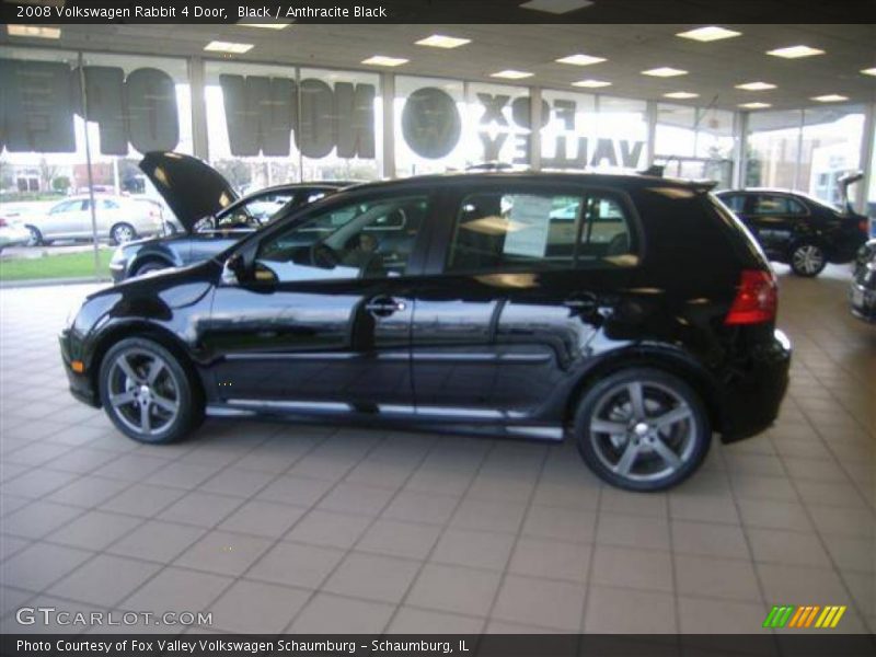 Black / Anthracite Black 2008 Volkswagen Rabbit 4 Door