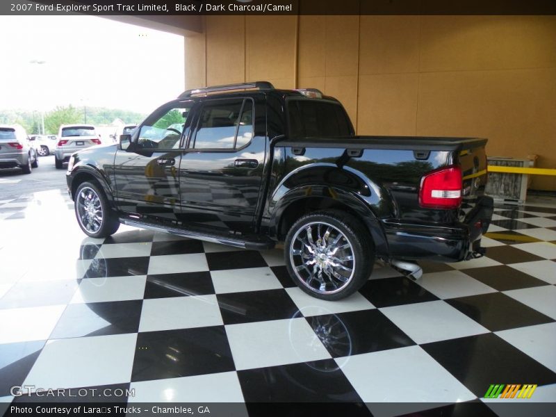 Black / Dark Charcoal/Camel 2007 Ford Explorer Sport Trac Limited