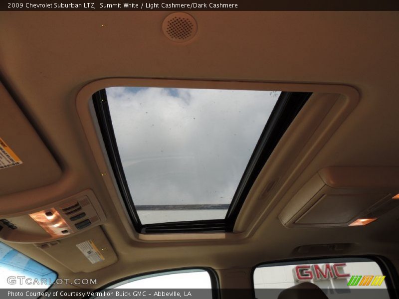 Summit White / Light Cashmere/Dark Cashmere 2009 Chevrolet Suburban LTZ