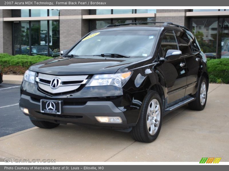 Formal Black Pearl / Bordeaux 2007 Acura MDX Technology