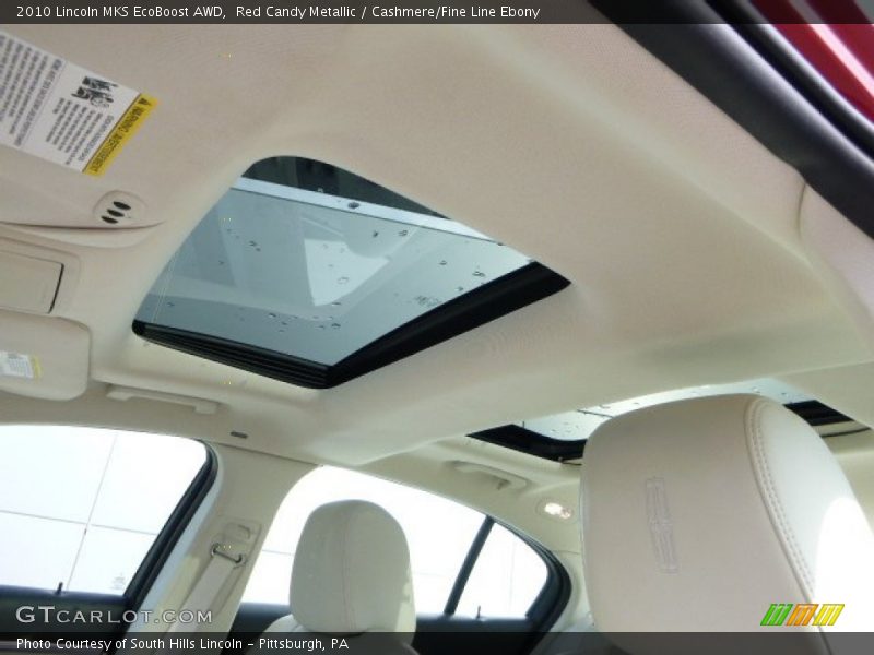 Red Candy Metallic / Cashmere/Fine Line Ebony 2010 Lincoln MKS EcoBoost AWD