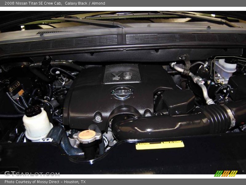 Galaxy Black / Almond 2008 Nissan Titan SE Crew Cab