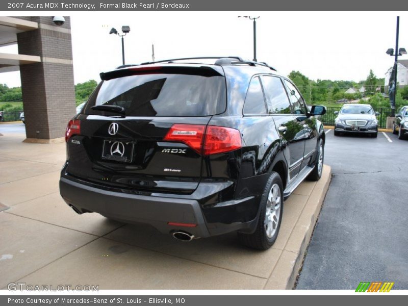 Formal Black Pearl / Bordeaux 2007 Acura MDX Technology