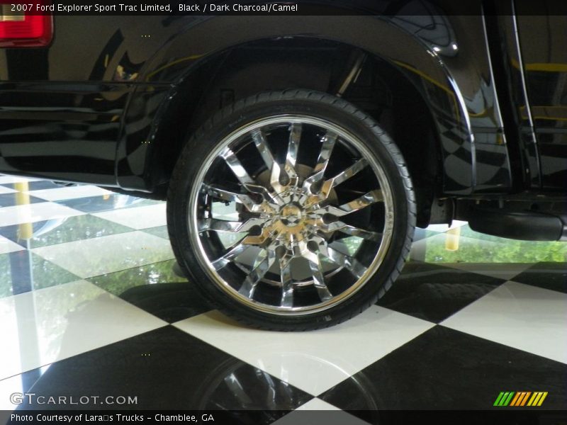 Black / Dark Charcoal/Camel 2007 Ford Explorer Sport Trac Limited