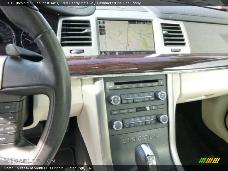 Red Candy Metallic / Cashmere/Fine Line Ebony 2010 Lincoln MKS EcoBoost AWD