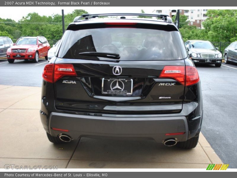 Formal Black Pearl / Bordeaux 2007 Acura MDX Technology