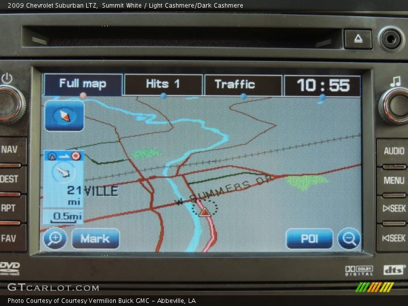 Summit White / Light Cashmere/Dark Cashmere 2009 Chevrolet Suburban LTZ