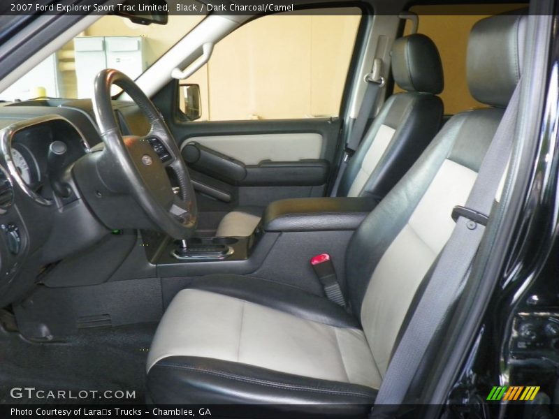 Black / Dark Charcoal/Camel 2007 Ford Explorer Sport Trac Limited