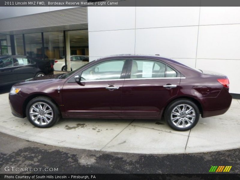 Bordeaux Reserve Metallic / Light Camel 2011 Lincoln MKZ FWD