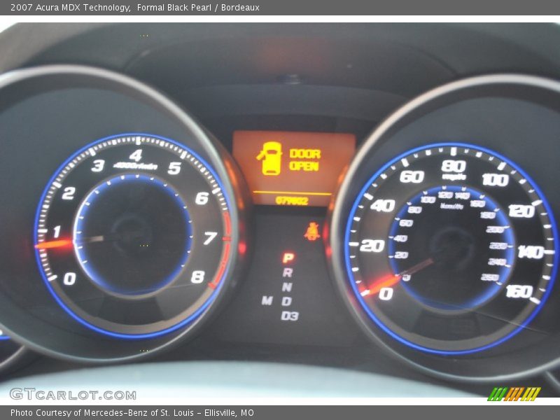 Formal Black Pearl / Bordeaux 2007 Acura MDX Technology