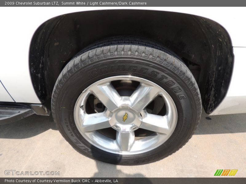 Summit White / Light Cashmere/Dark Cashmere 2009 Chevrolet Suburban LTZ