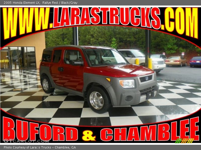 Rallye Red / Black/Gray 2005 Honda Element LX