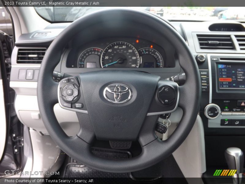 Magnetic Gray Metallic / Ash 2013 Toyota Camry LE