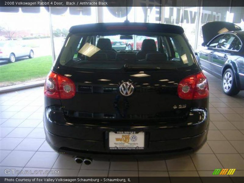 Black / Anthracite Black 2008 Volkswagen Rabbit 4 Door