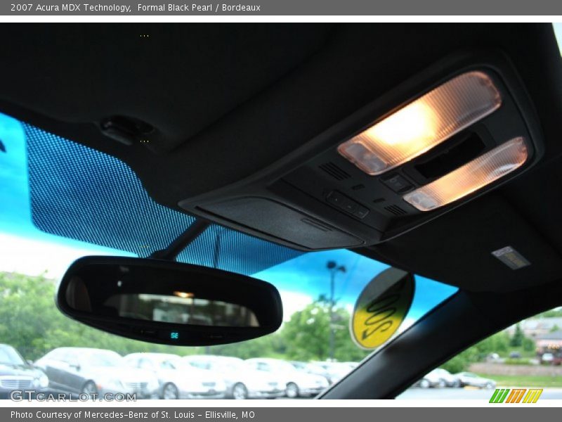 Formal Black Pearl / Bordeaux 2007 Acura MDX Technology