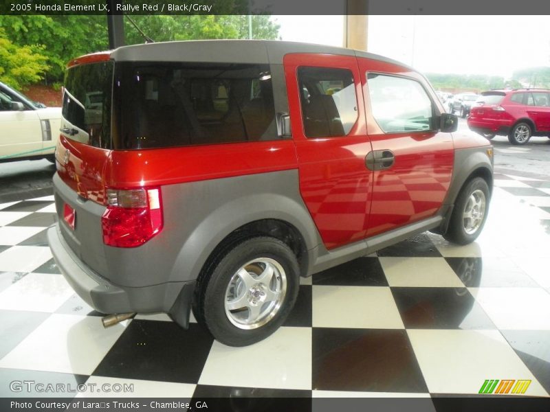 Rallye Red / Black/Gray 2005 Honda Element LX