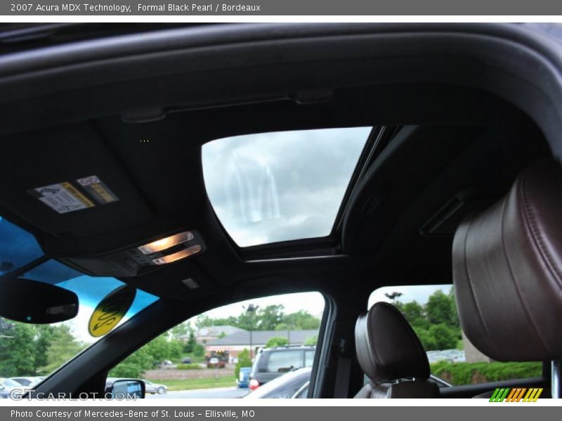 Formal Black Pearl / Bordeaux 2007 Acura MDX Technology