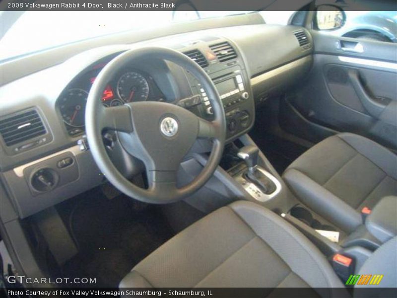 Black / Anthracite Black 2008 Volkswagen Rabbit 4 Door