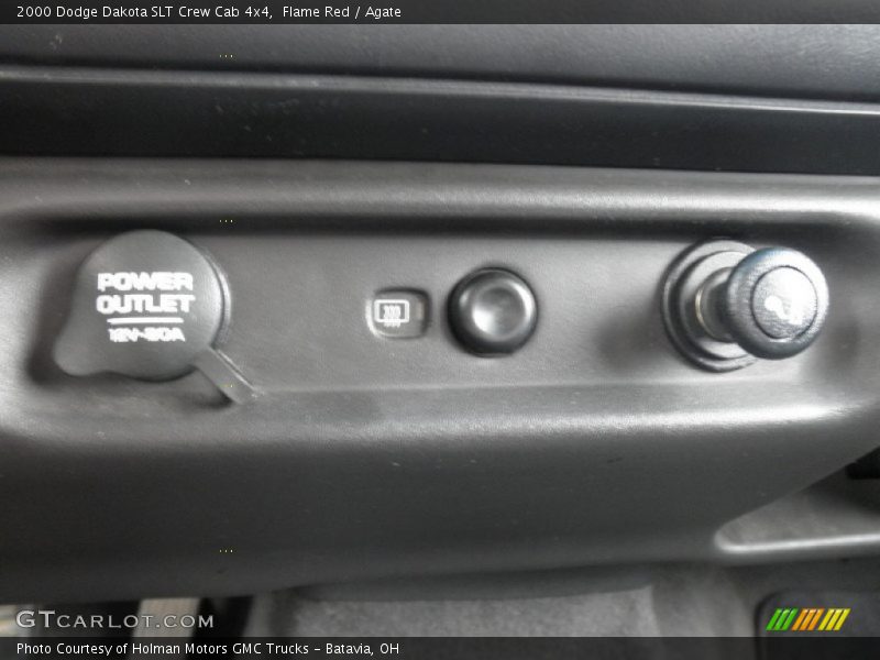 Flame Red / Agate 2000 Dodge Dakota SLT Crew Cab 4x4
