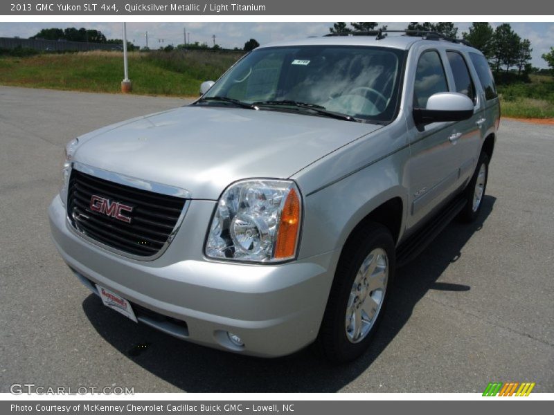 Quicksilver Metallic / Light Titanium 2013 GMC Yukon SLT 4x4
