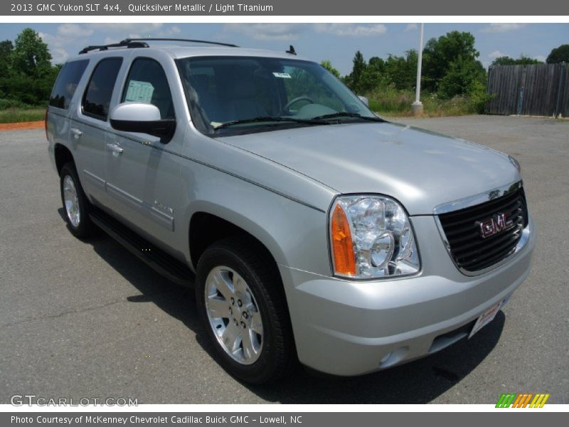 Quicksilver Metallic / Light Titanium 2013 GMC Yukon SLT 4x4