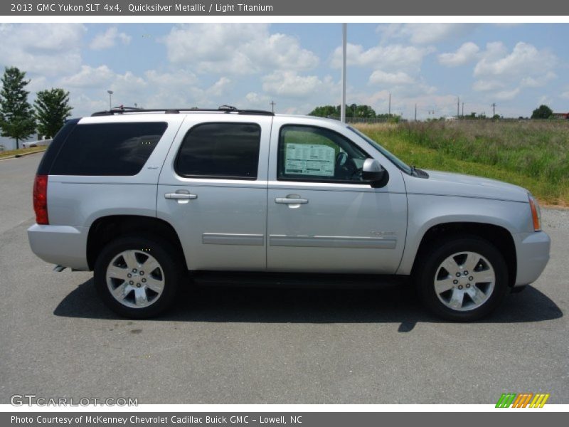 Quicksilver Metallic / Light Titanium 2013 GMC Yukon SLT 4x4