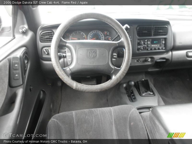 Flame Red / Agate 2000 Dodge Dakota SLT Crew Cab 4x4