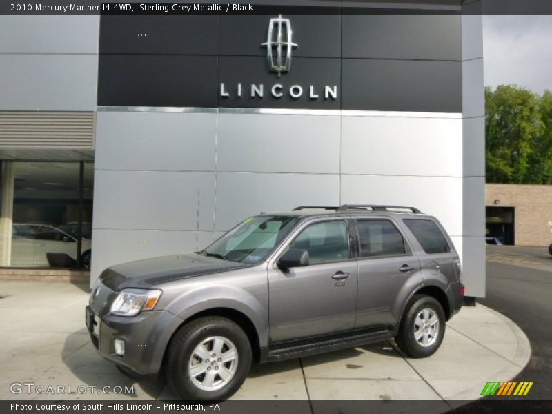 Sterling Grey Metallic / Black 2010 Mercury Mariner I4 4WD